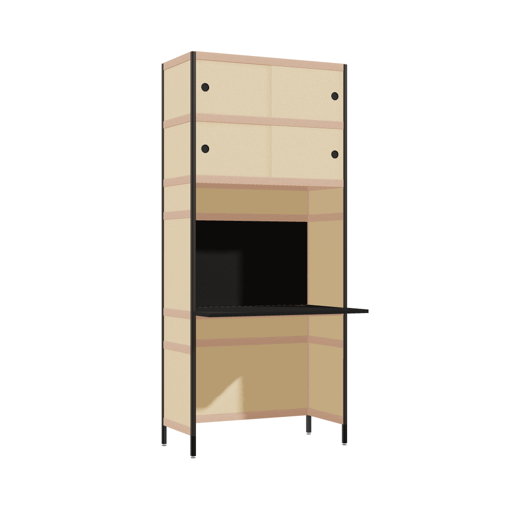 Cantilevered desk (204x90x63.6 cm)