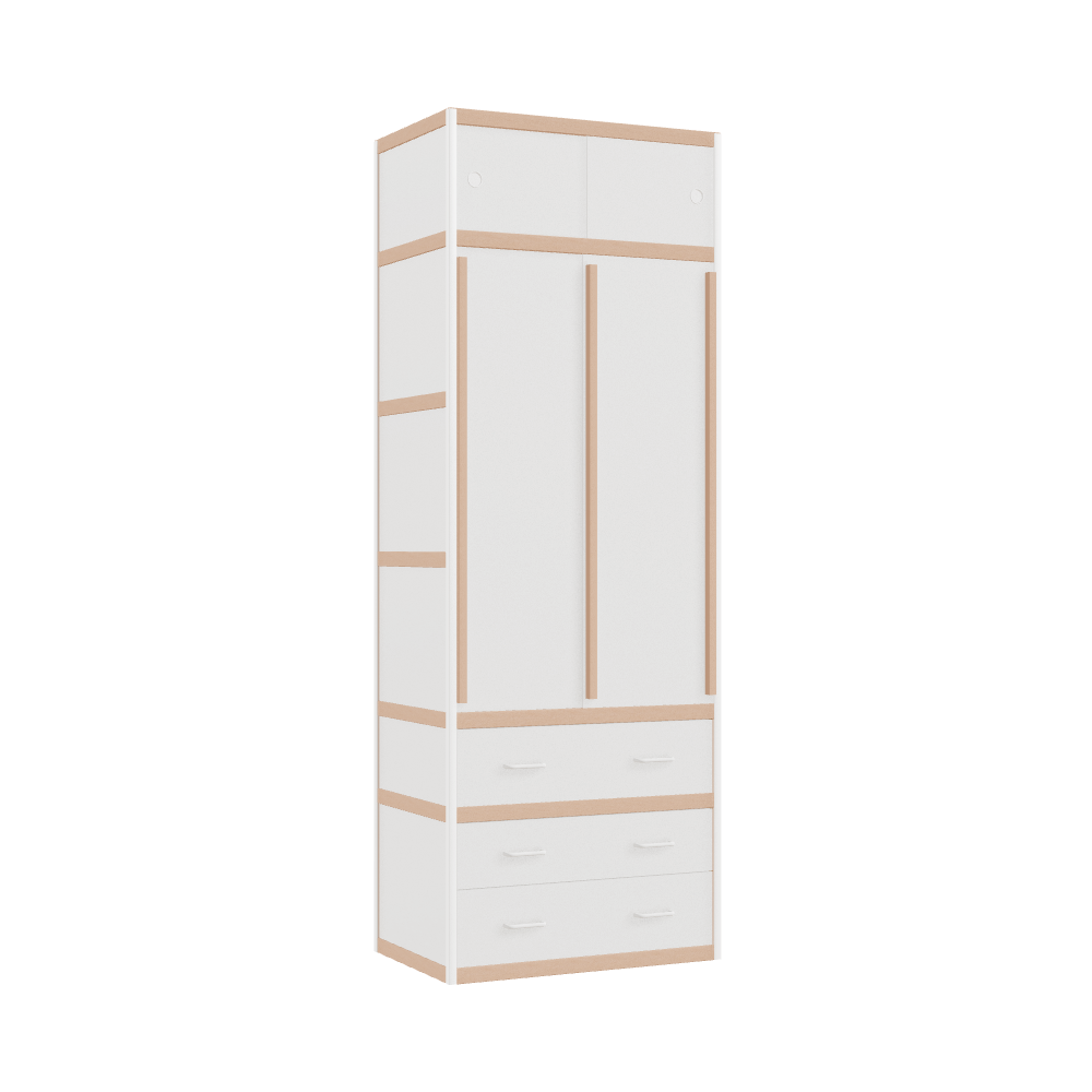 Kleerkast (223x80x52 cm)