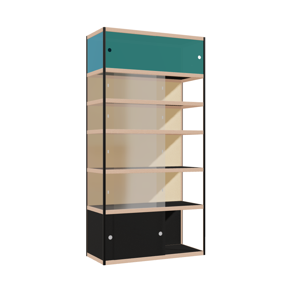 Vitrine (240x120x52 cm)
