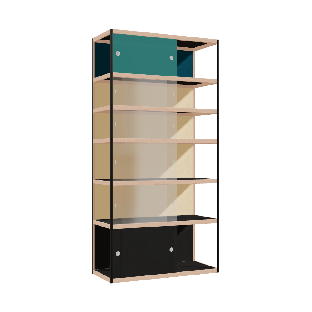 Display cabinet (240x120x52 cm)