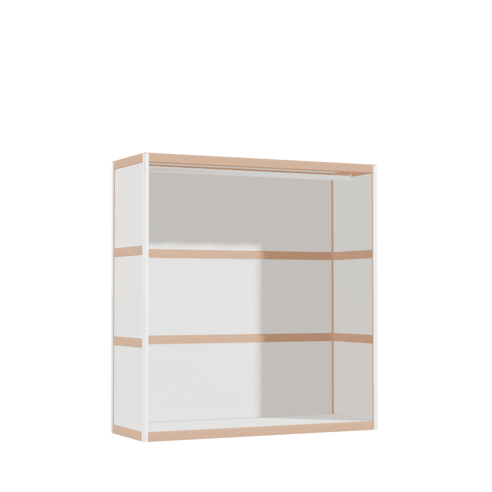 Kleerkast (127x120x42 cm)