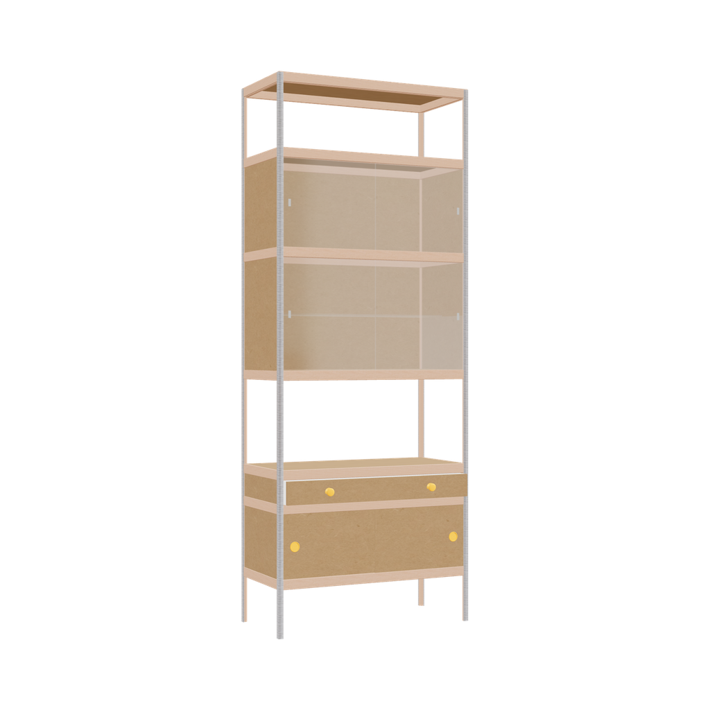 Vitrine (233x90x42 cm)