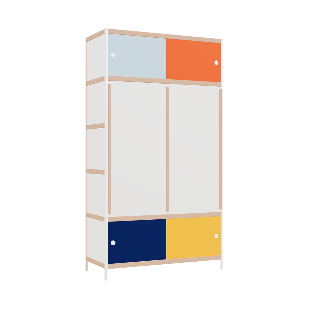 Kleerkast (219x120x52 cm)