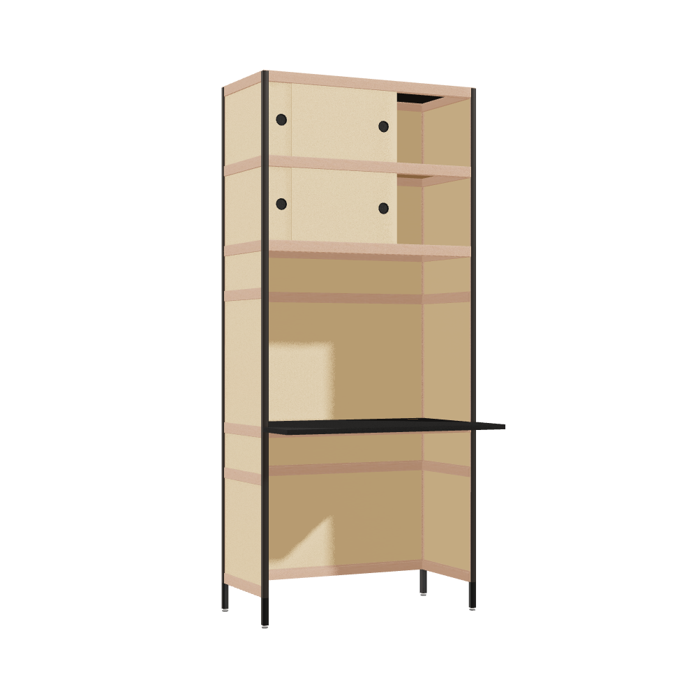 Cantilevered desk (204x90x63.6 cm)