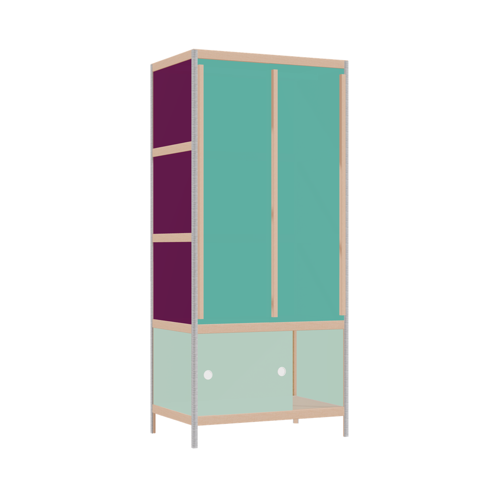 Wardrobe (178x80x52 cm)