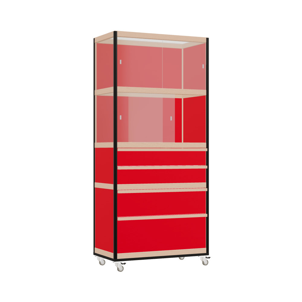 Vitrine (177x80x42 cm)