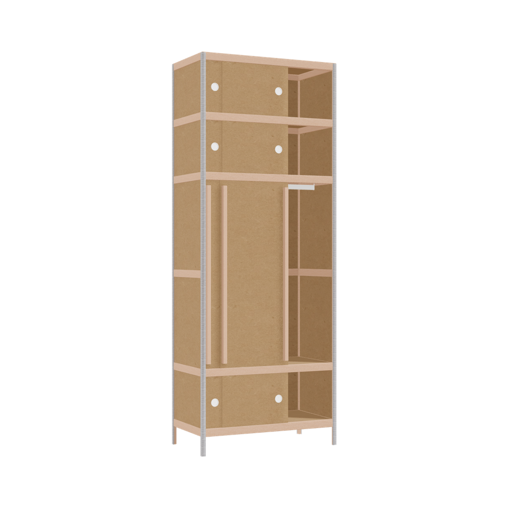Wardrobe (209x80x42 cm)
