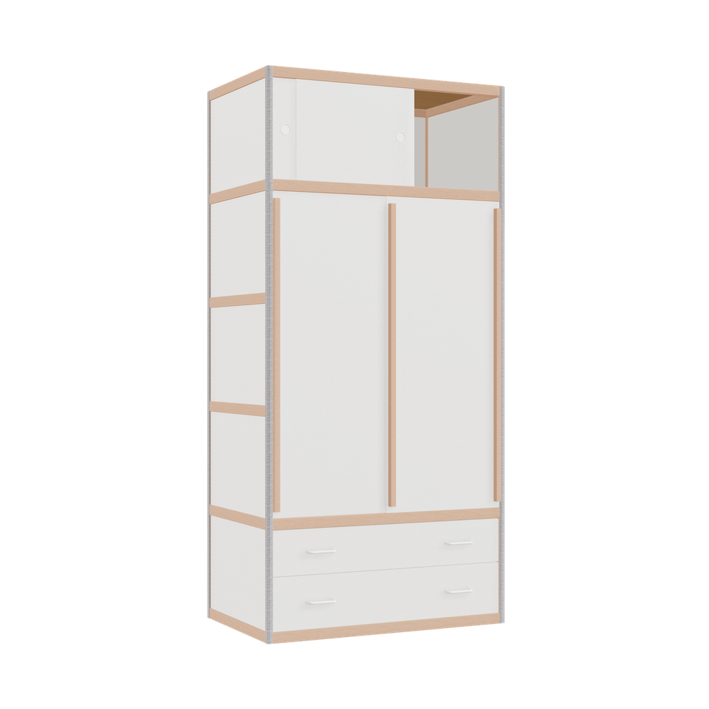 Kleerkast (209x100x62 cm)