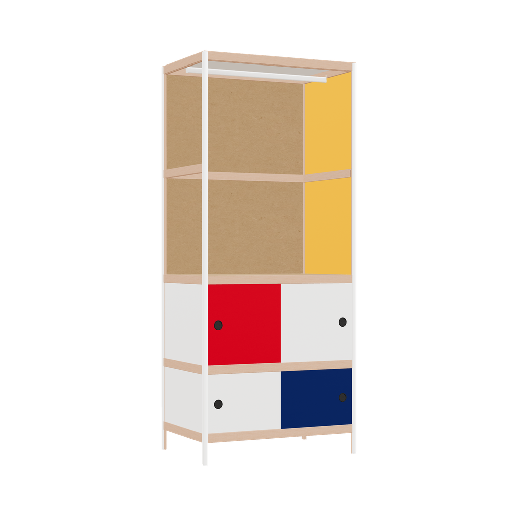 Kleerkast (188x80x52 cm)