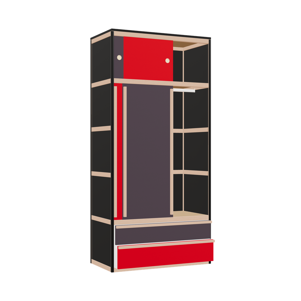 Wardrobe (210.8x100x52 cm)