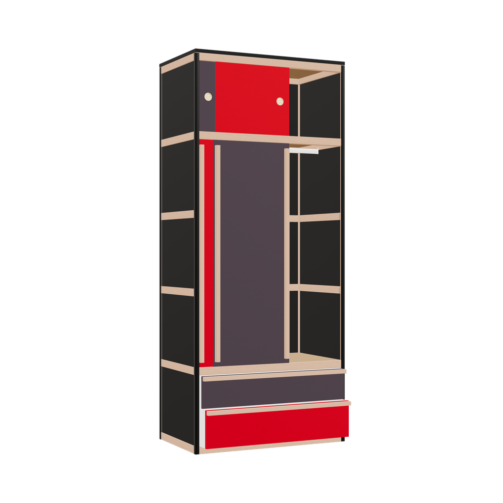 Penderie (210.8x90x52 cm)