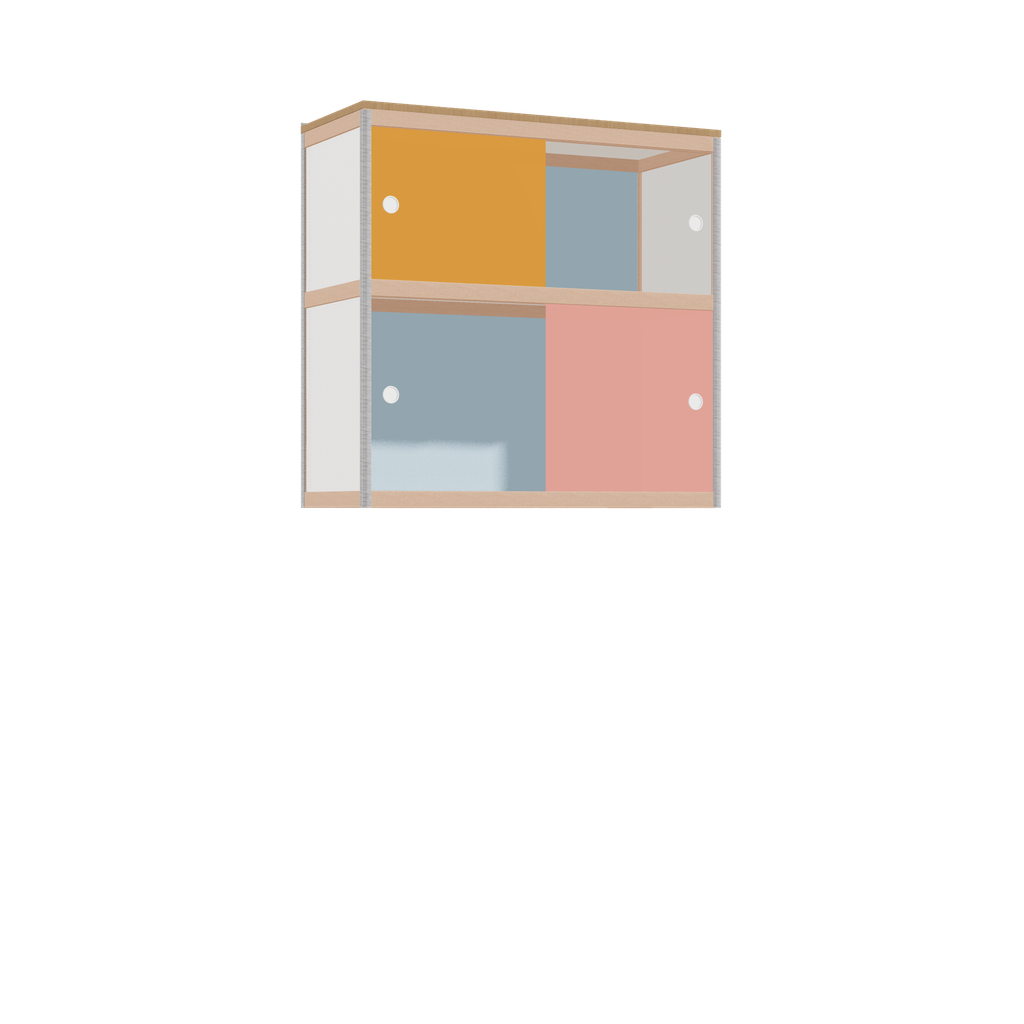 Zwevende kast (97.8x100x42 cm)