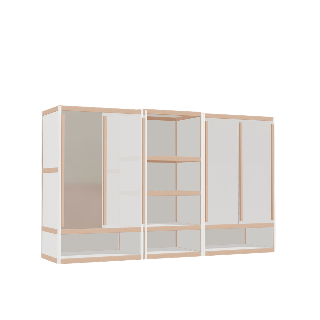 Meubels (131x222x52 cm)