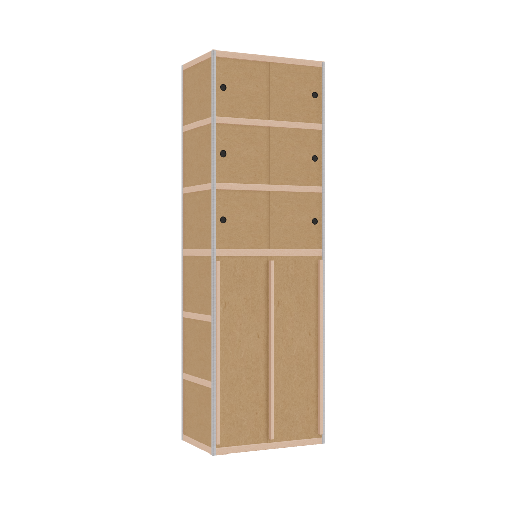 Kleerkast (250x80x52 cm)