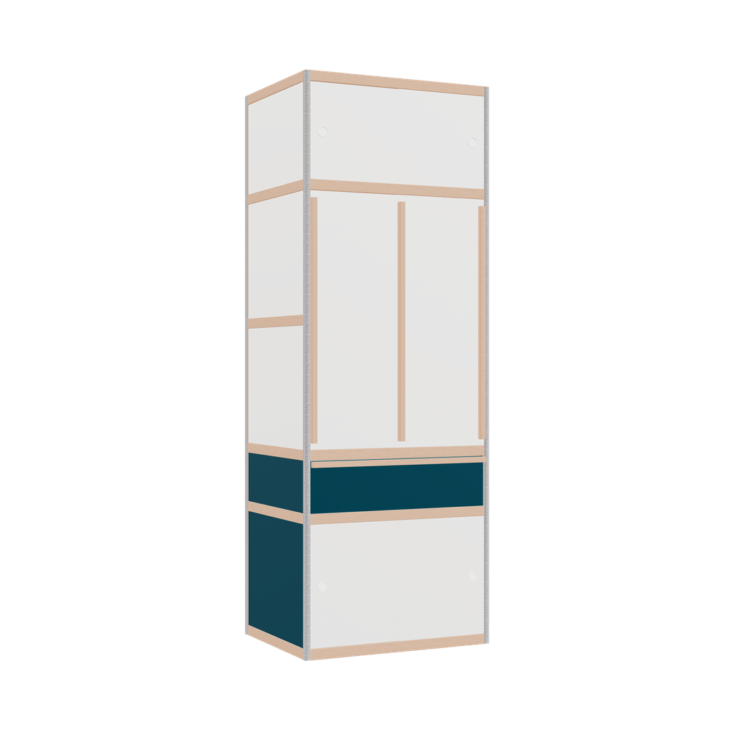 Wardrobe (222x80x62 cm)