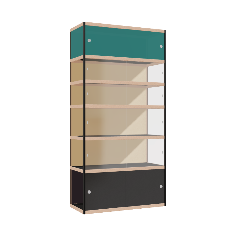Display cabinet (240x120x52 cm)