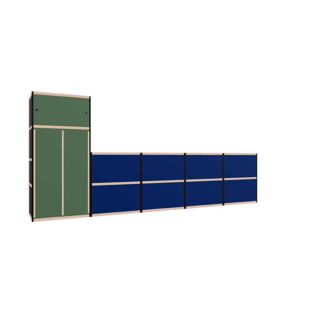 Furniture (198x450x62 cm)