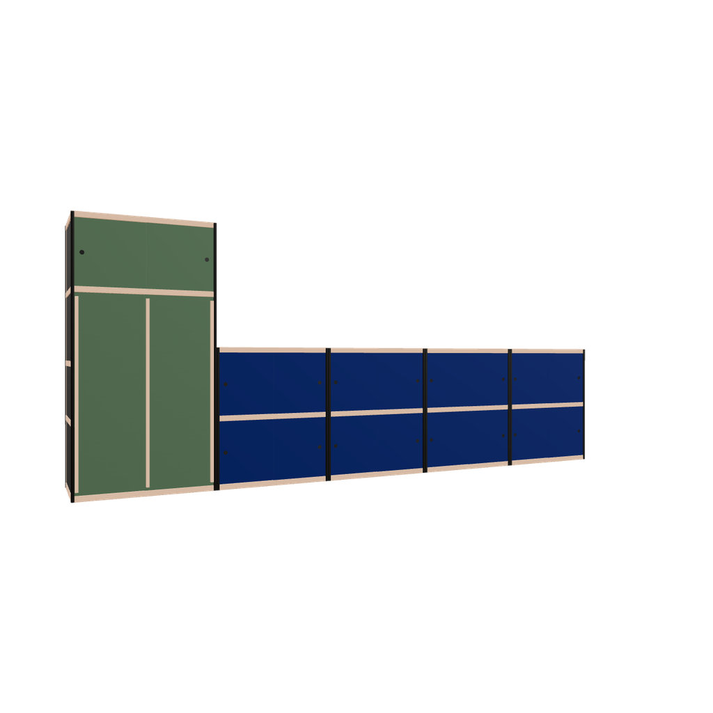 Furniture (198x460x62 cm)