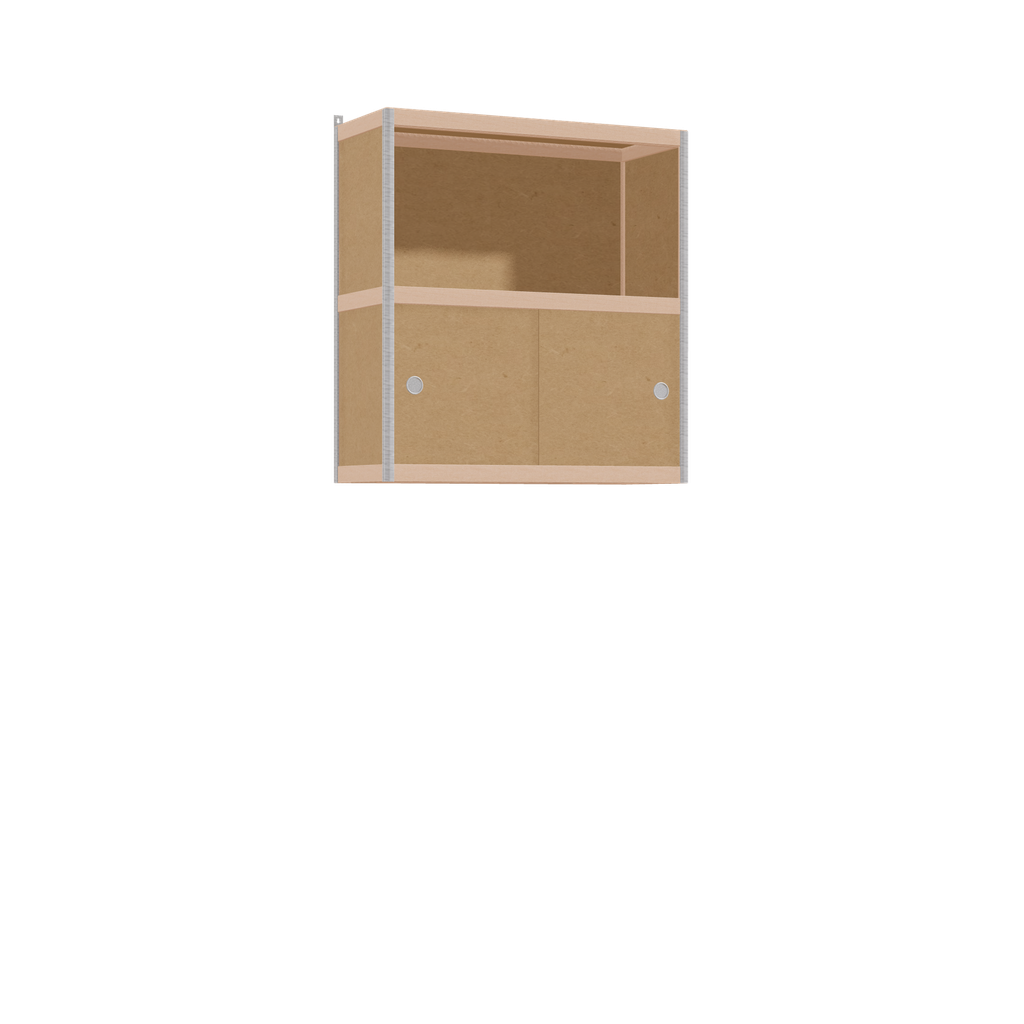 Zwevende kast (86x80x32 cm)