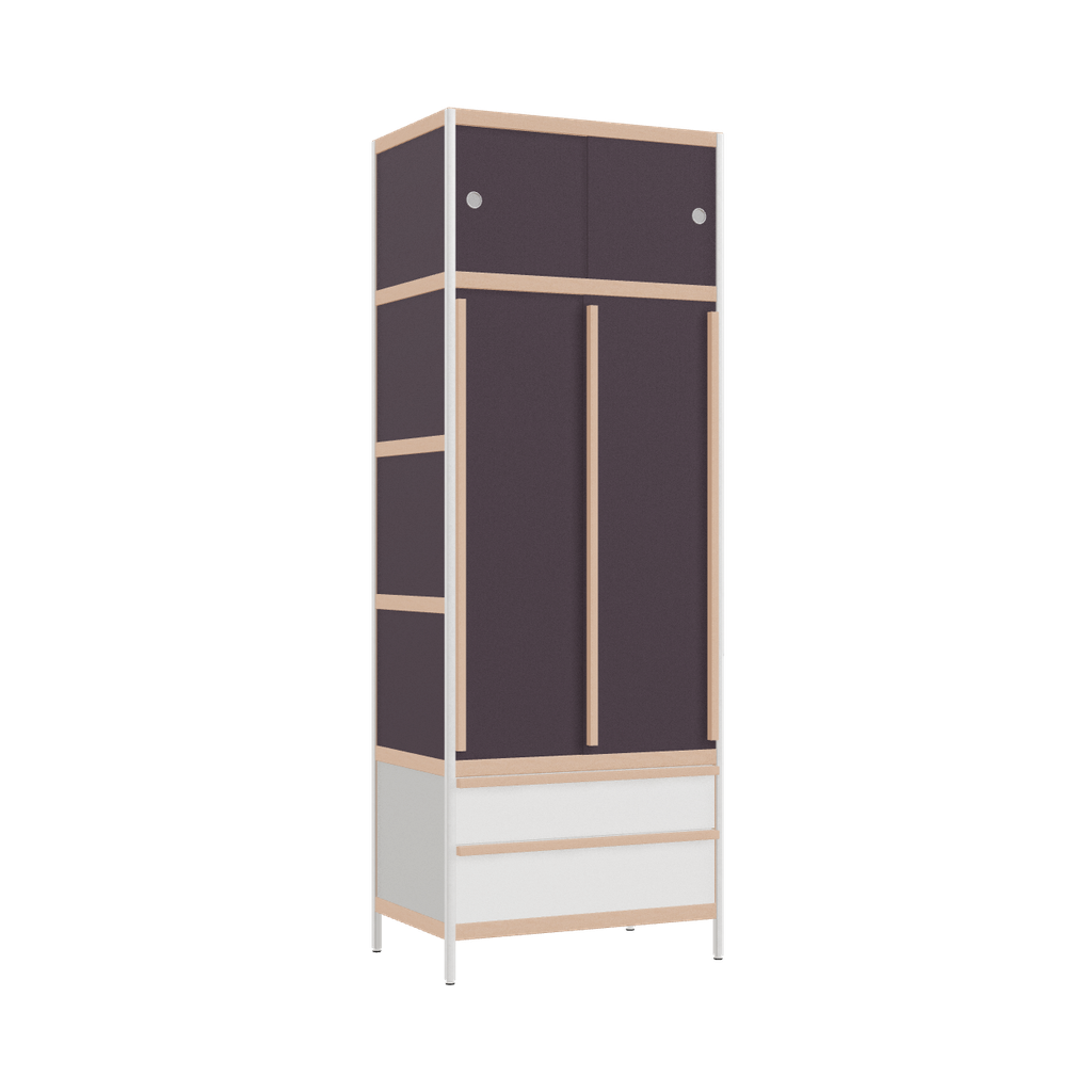 Kleerkast (220x80x52 cm)