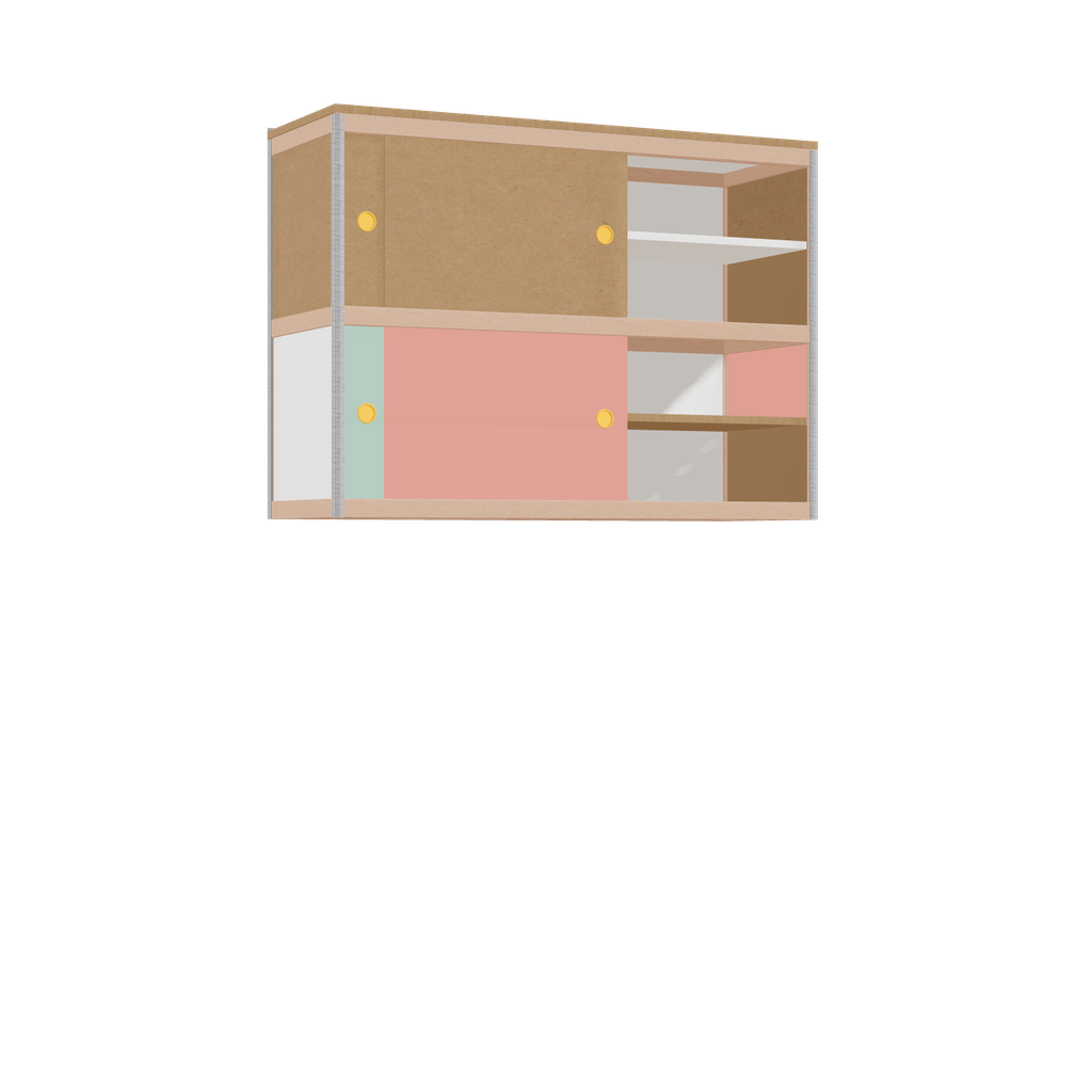 Zwevende kast (87.8x120x42 cm)