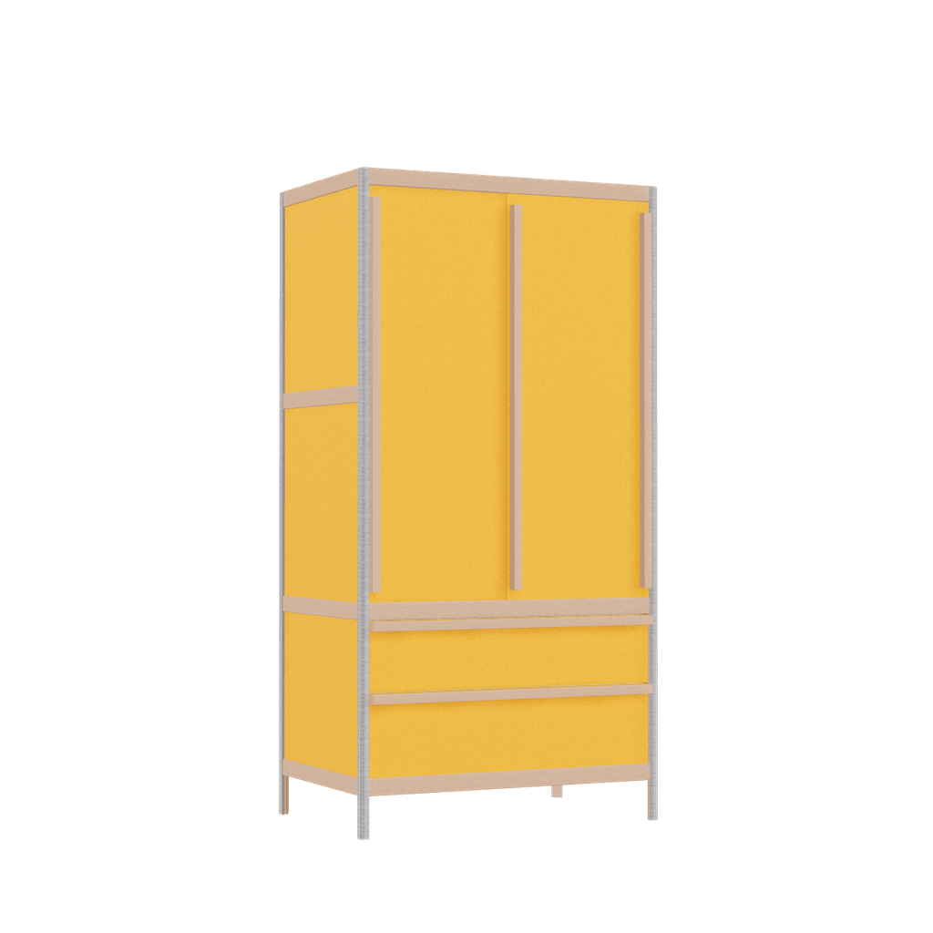 Wardrobe (157x80x52 cm)