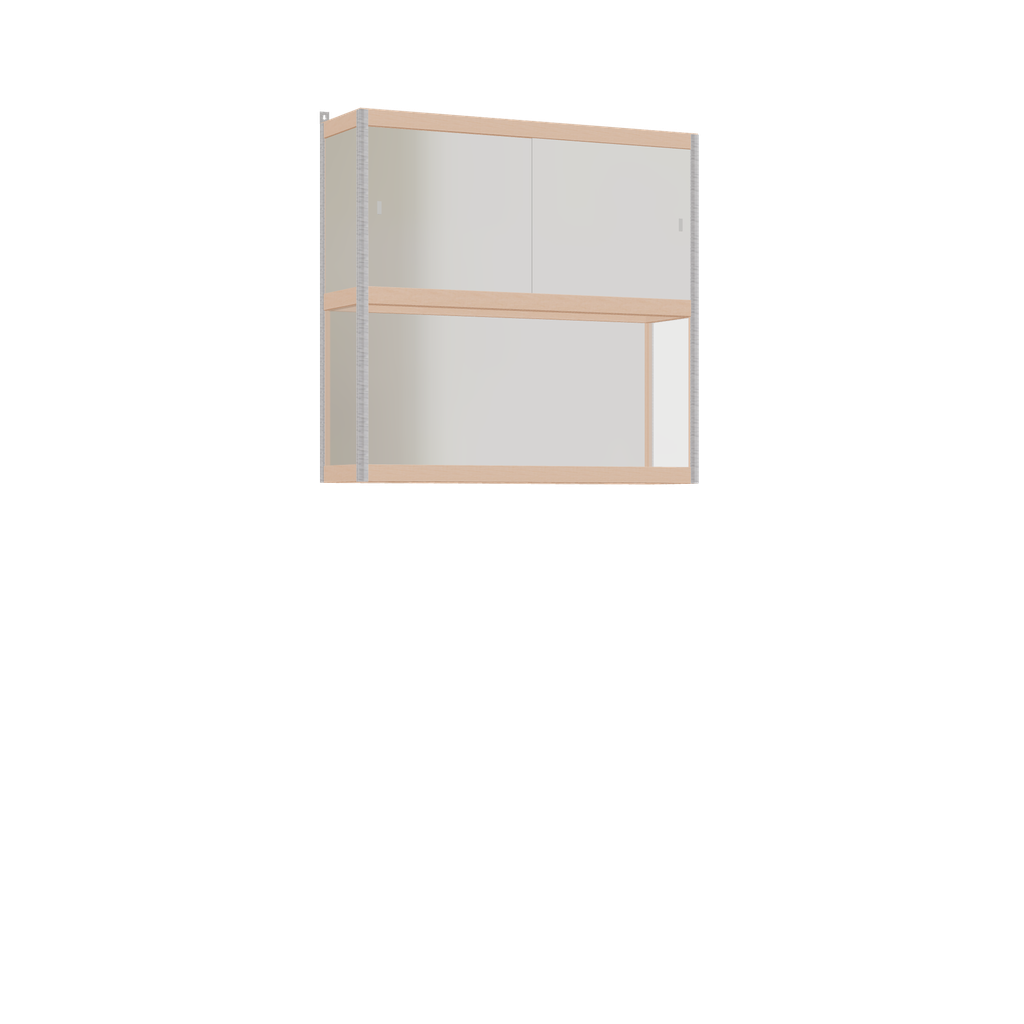 Zwevende kast (86x90x25 cm)