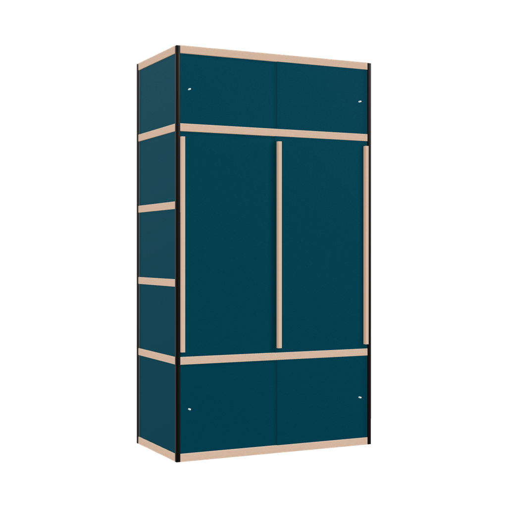 Kleerkast (219x120x62 cm)