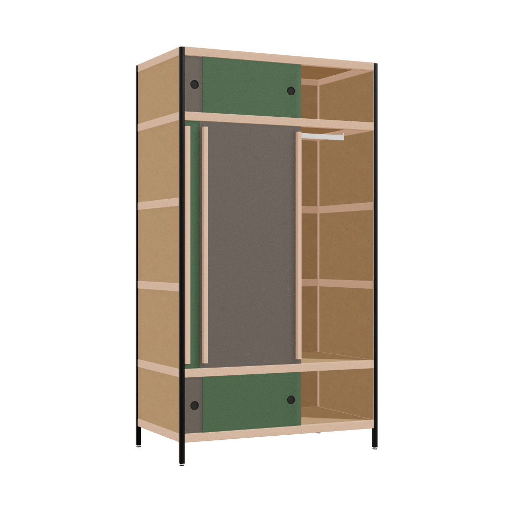 Wardrobe (200x110x62 cm)