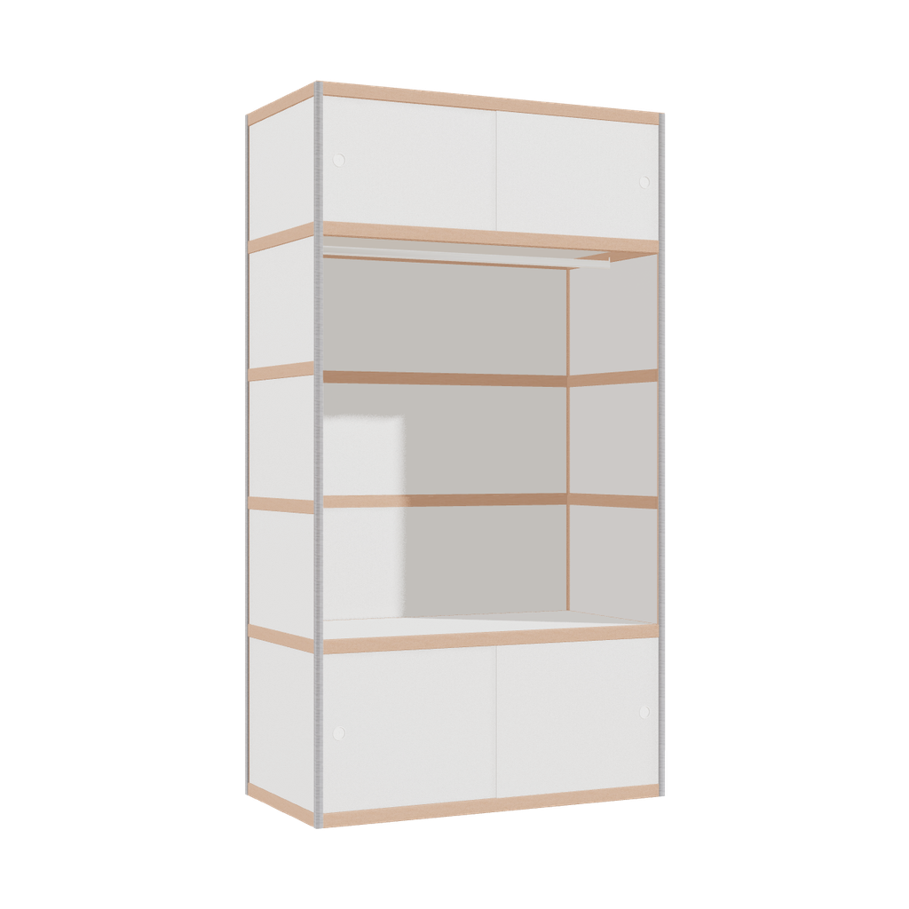 Kleerkast (219x120x62 cm)