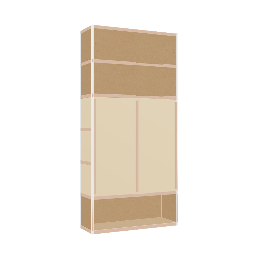 Kleerkast (250x120x42 cm)