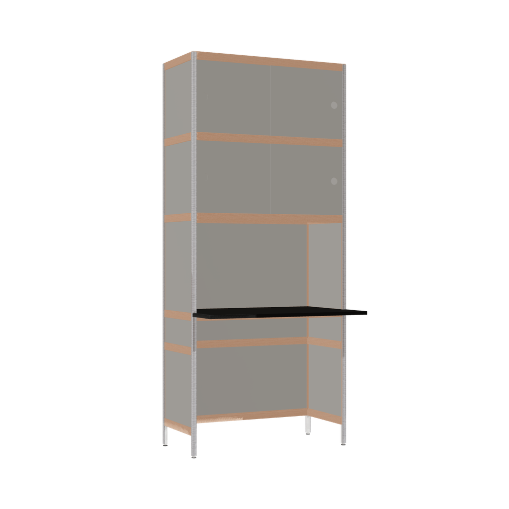 Overhangend bureau (206.5x90x63.6 cm)