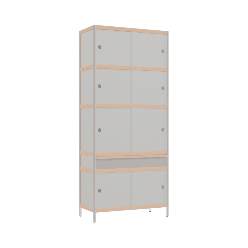 Armoire (206.5x90x42 cm)