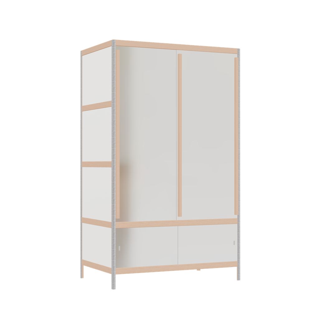 Kleerkast (168x100x62 cm)