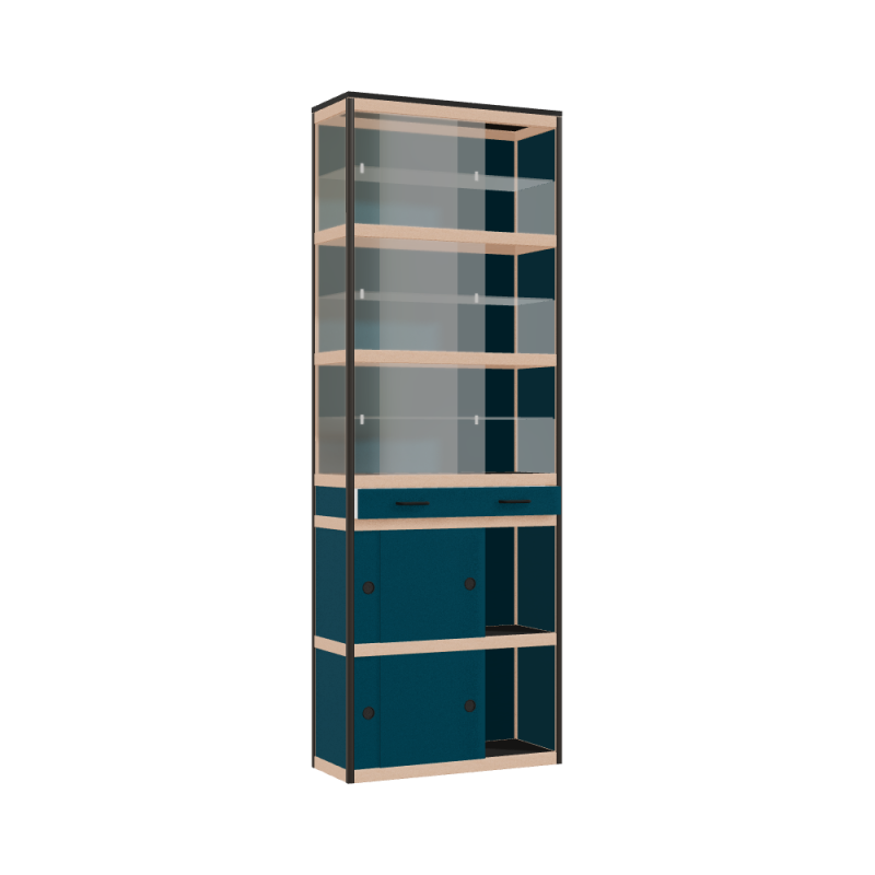 Display cabinet (224.8x80x32 cm)