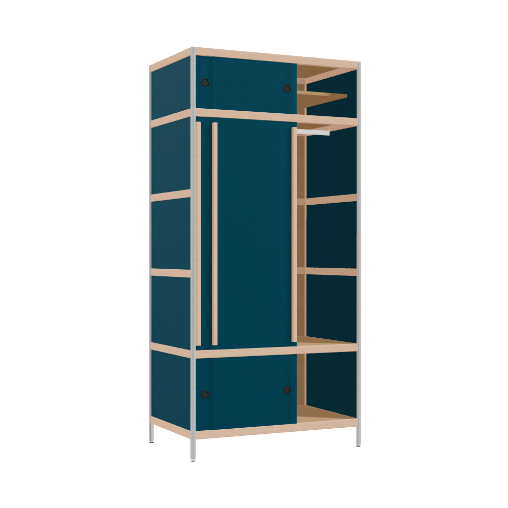 Kleerkast (210x100x62 cm)