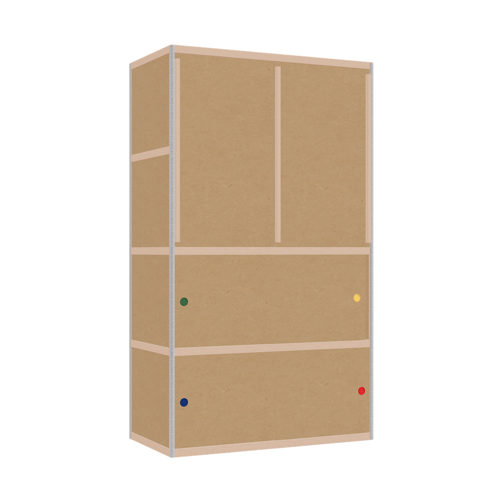 Penderie (208x120x62 cm)