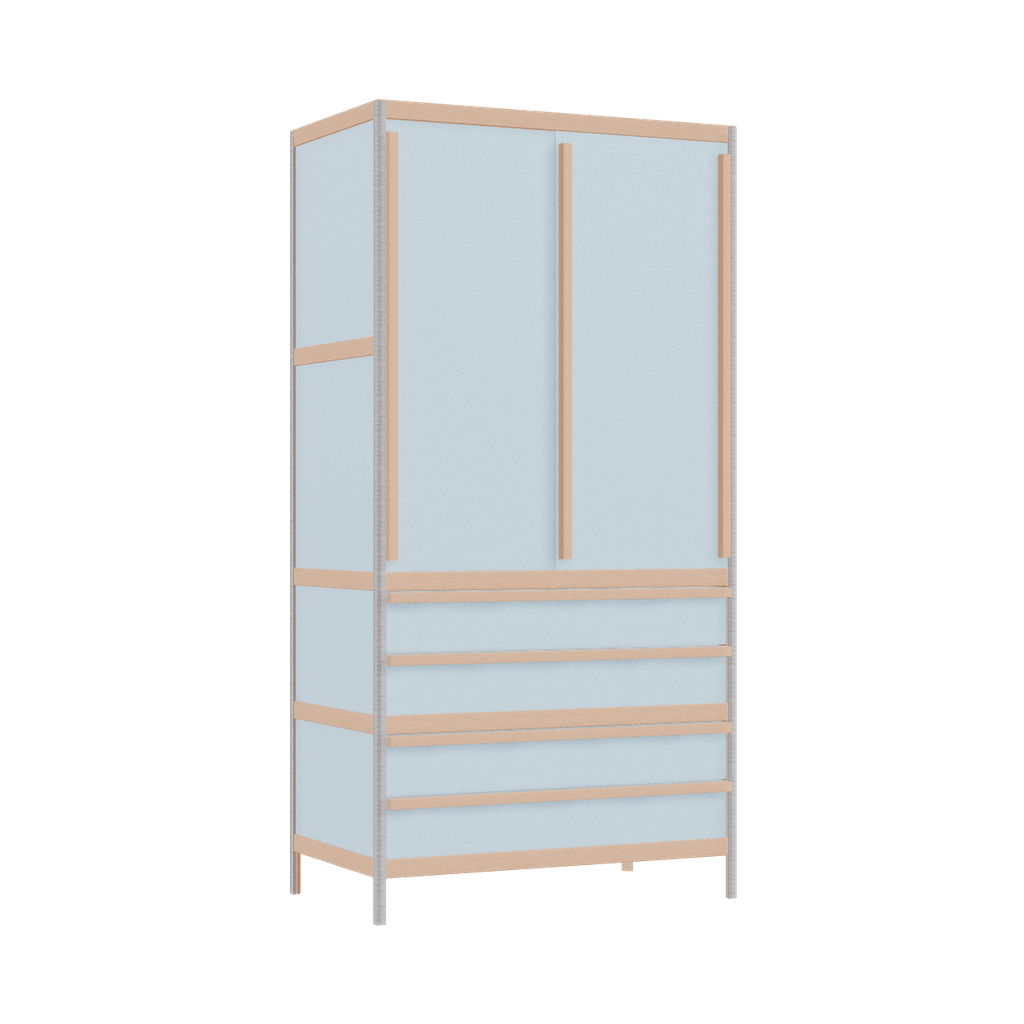 Wardrobe (178x90x52 cm)