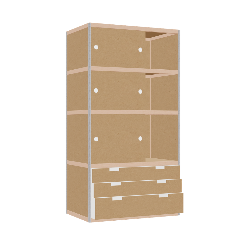 Armoire (188x100x62 cm)