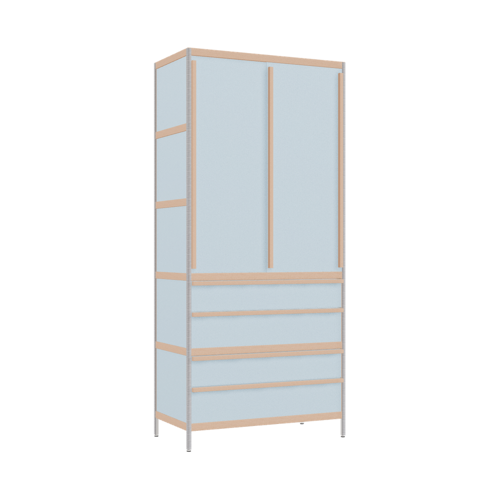 Wardrobe (220x100x52 cm)