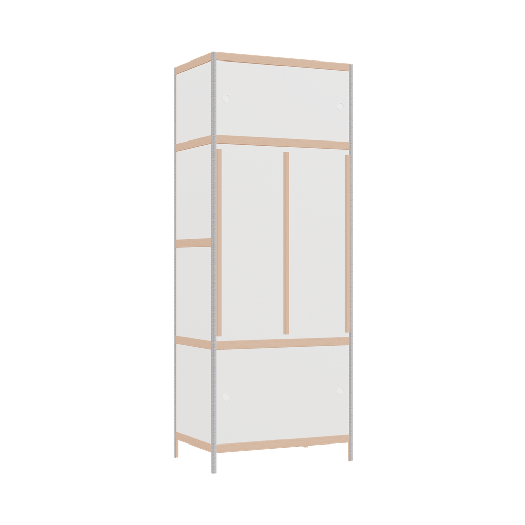 Wardrobe (208x80x52 cm)