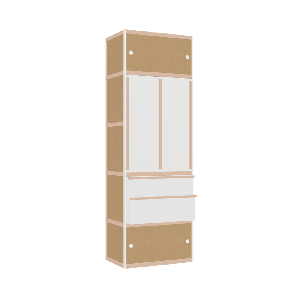 Wardrobe (239x80x52 cm)