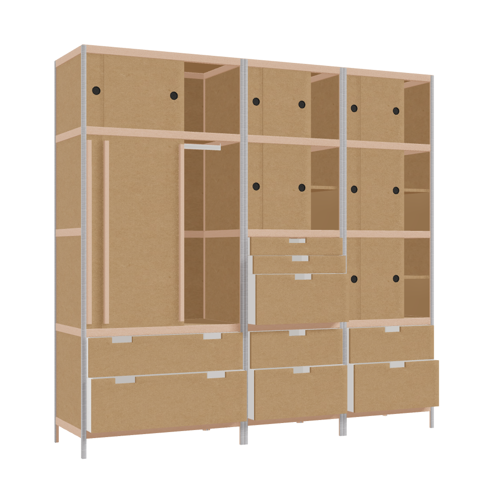 Furniture (208x214x52 cm)