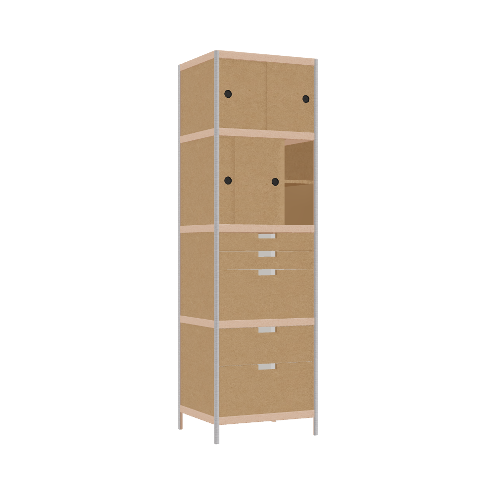 Kast (208x62x52 cm)
