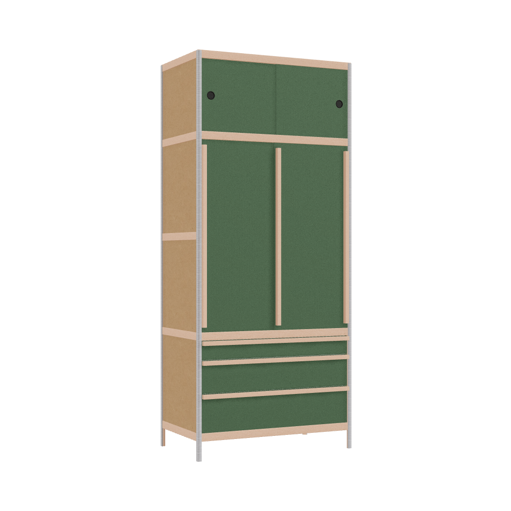 Penderie (208x90x52 cm)