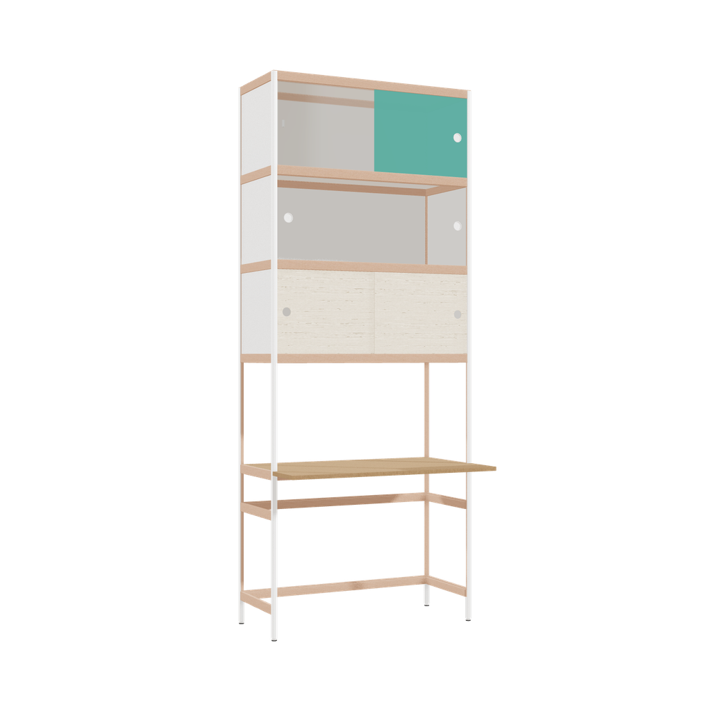 Cantilevered desk (247.5x100x63.6 cm)
