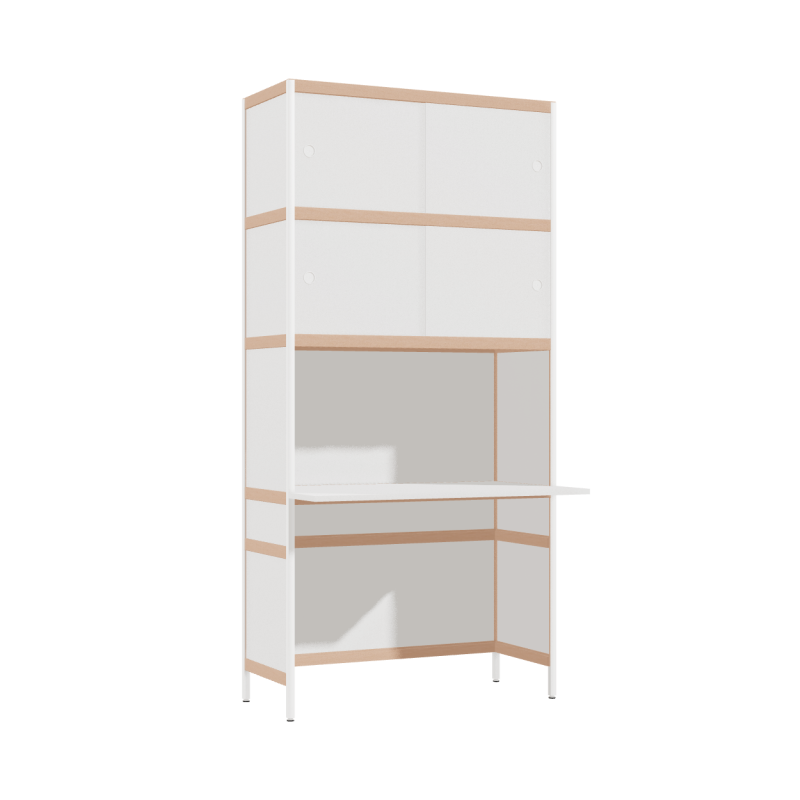 Bureau débordant (206.5x100x63.6 cm)