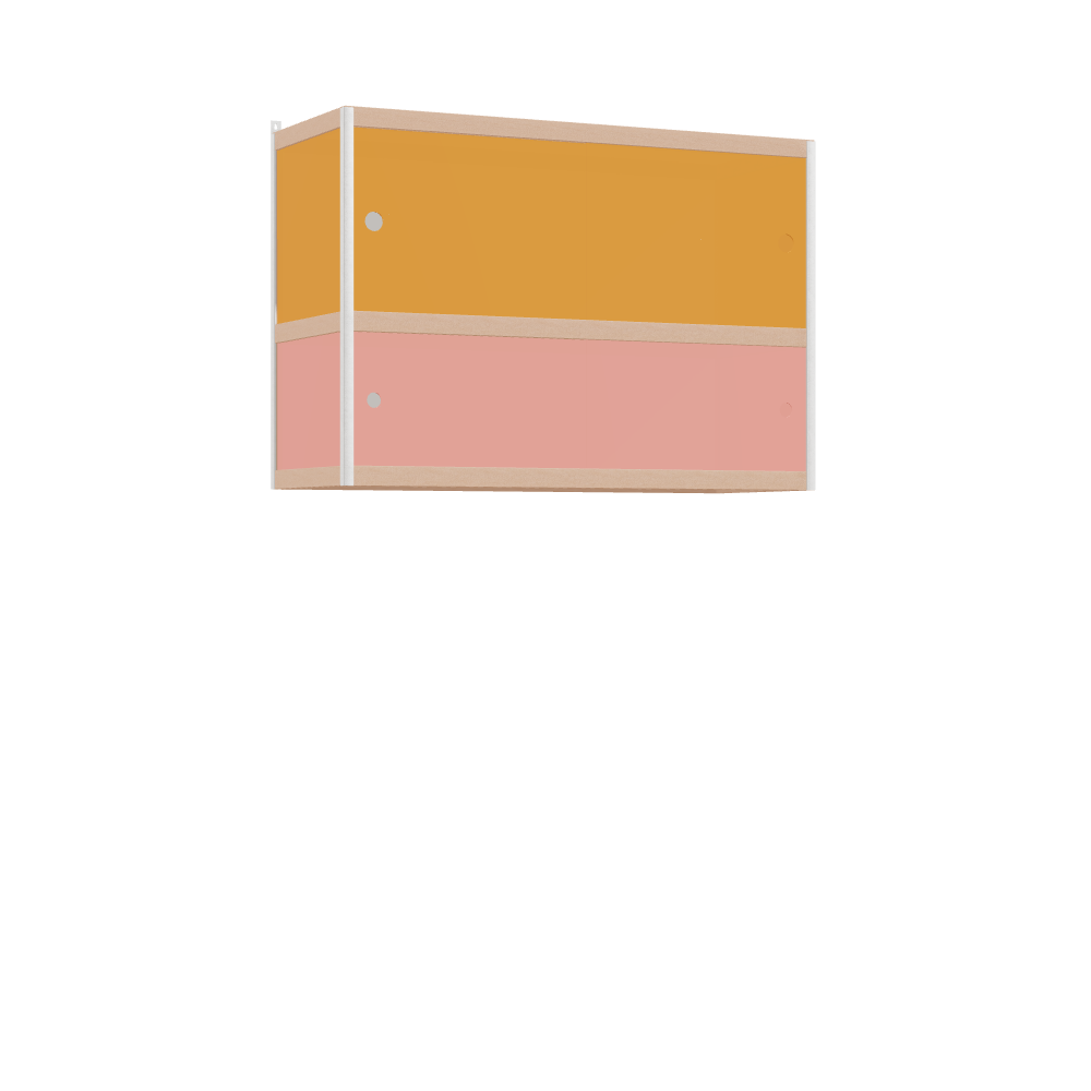 Zwevende kast (76x110x42 cm)