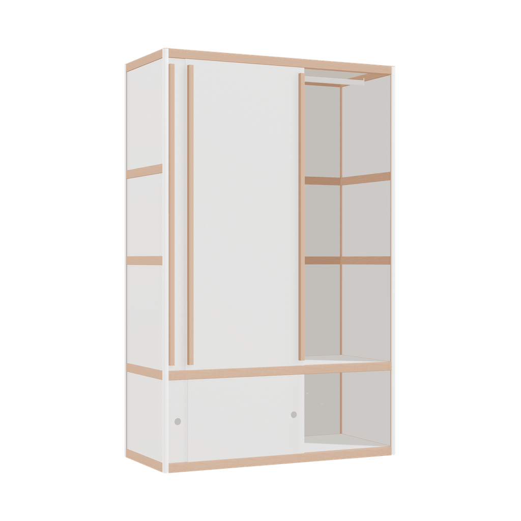 Kleerkast (188x120x52 cm)