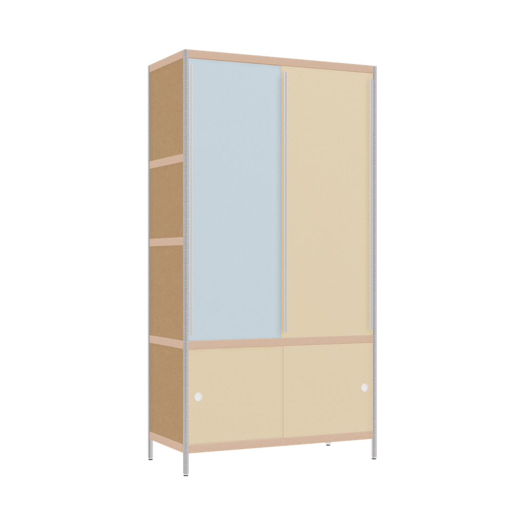 Kleerkast (209x110x52 cm)